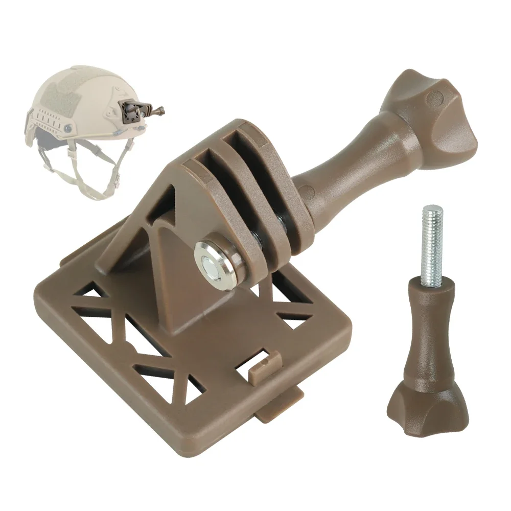 Soporte adaptador de Base para casco ABS para casco FAST/MICH/NVG GOpro, soporte para cámara de acción, instalación fija, accesorios para casco Airsoft