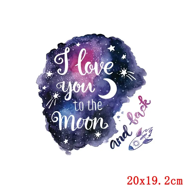 Prajna Animal paisaje transferencia de calor DIY transferencias de hierro para ropa parche camiseta hierro pegatinas de ropa estampado lavable - imagen 5