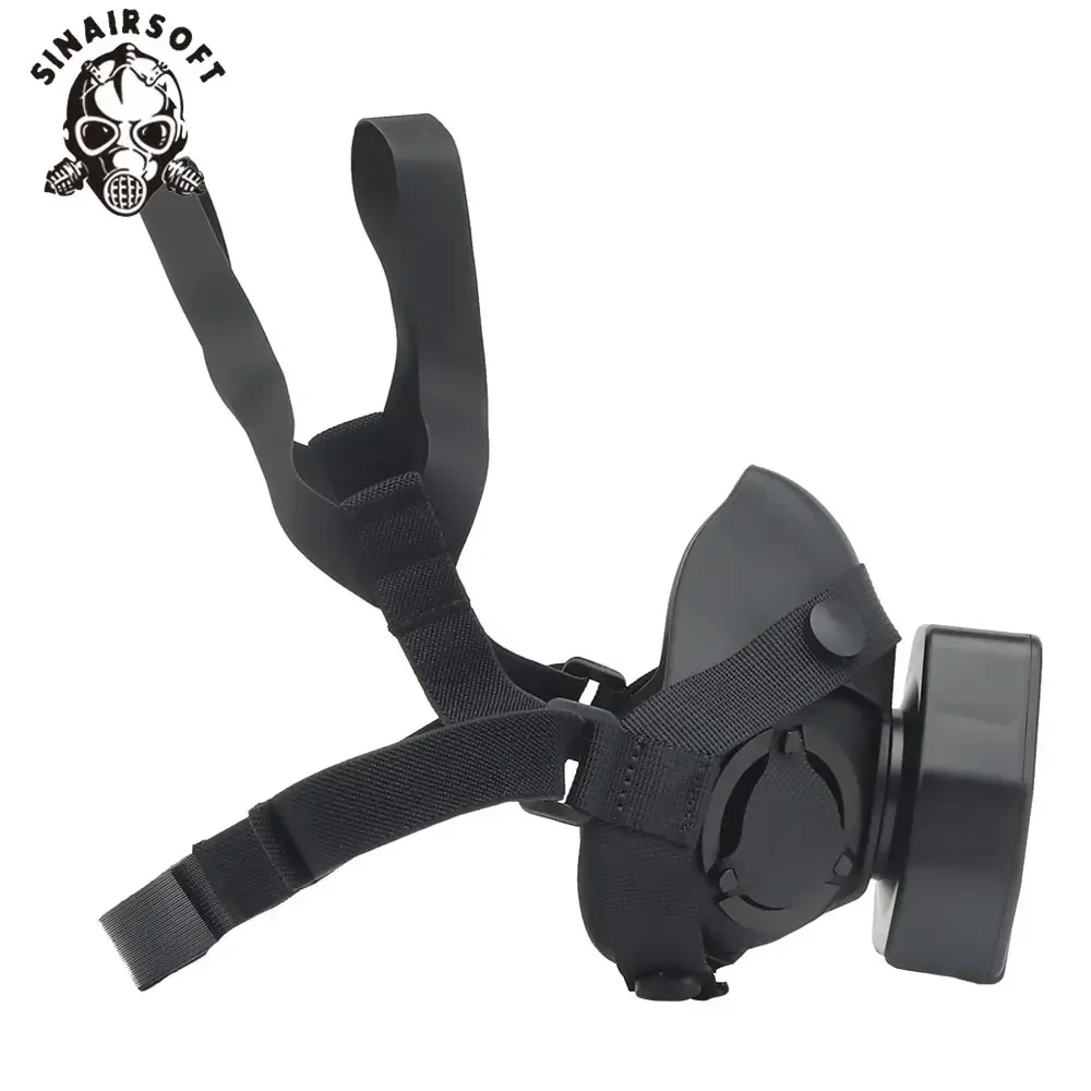 Respirador táctico SOTR operaciones especiales media máscara filtro reemplazable máscara antipolvo juego de guerra accesorios de disfraz de caza - imagen 4