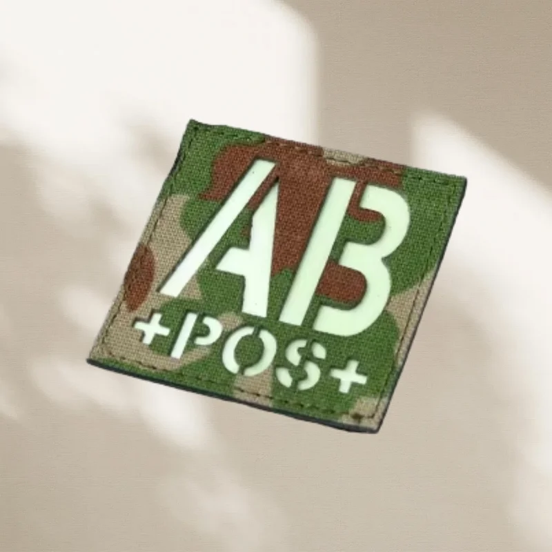 Etiqueta engomada al aire libre del nilón del reconocimiento del tipo sangre