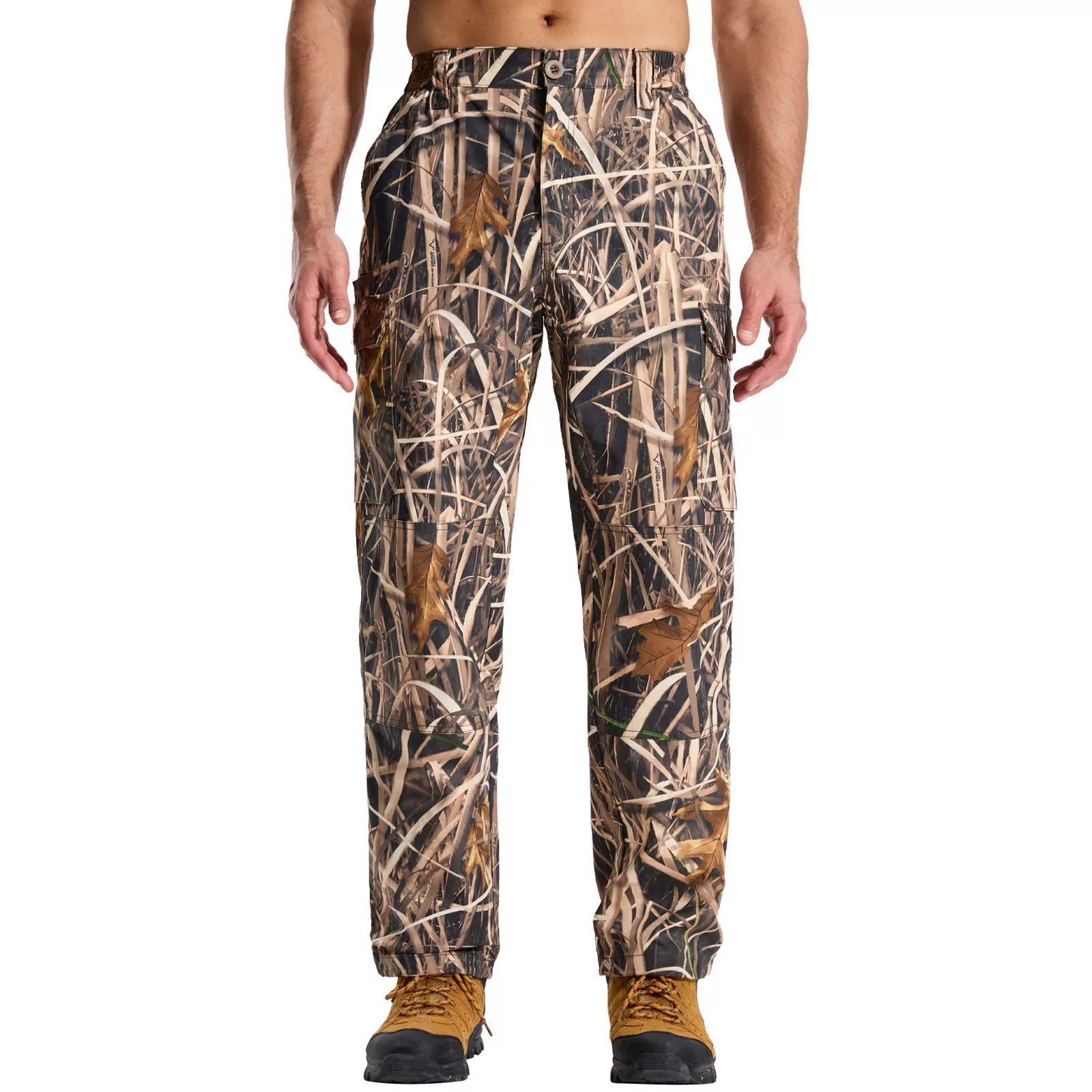 Deportes al aire libre camuflaje biónico caza pesca Ful pantalones multibolsillos transpirables senderismo escalada pantalones Cargo para hombres - imagen 5