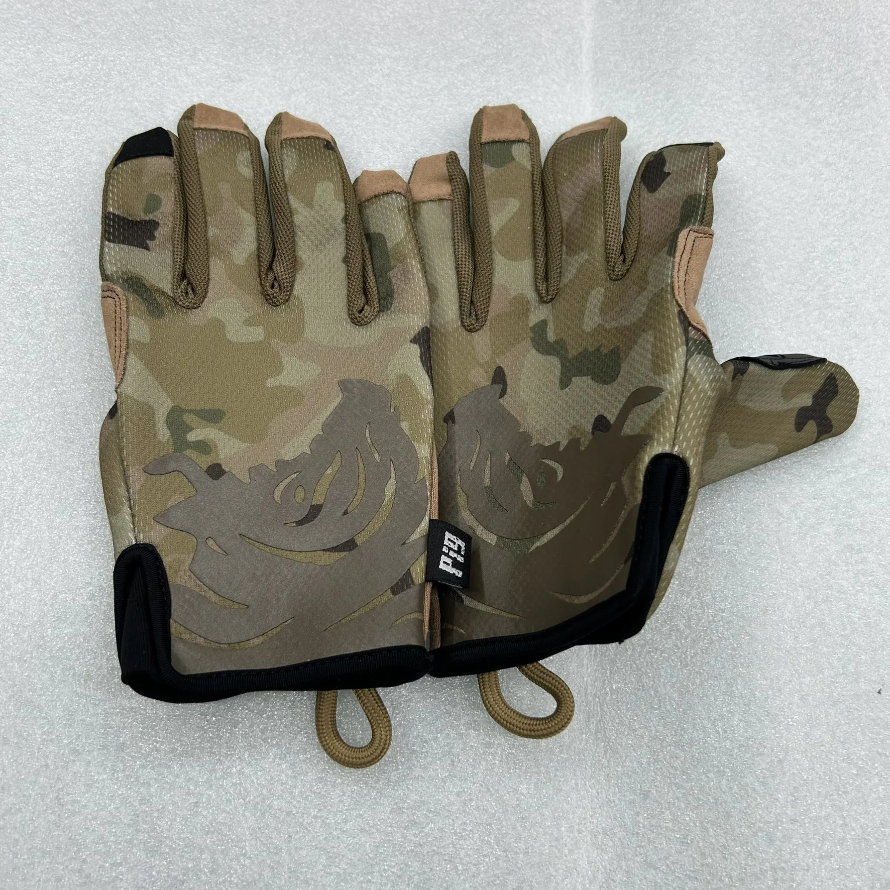 Guantes tácticos camuflaje liberación rápida, táctil, verano - imagen 4