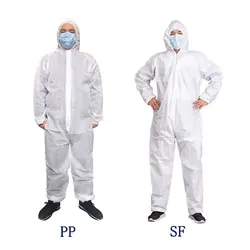 Ropa protectora desechable impermeable resistente al aceite