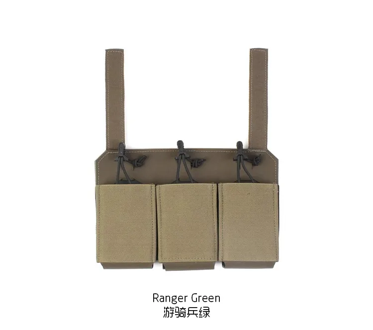Chaleco táctico PEW Thorax HSP estilo Triple Mag bolsa 556/545/762 para portador de placa peso ligero