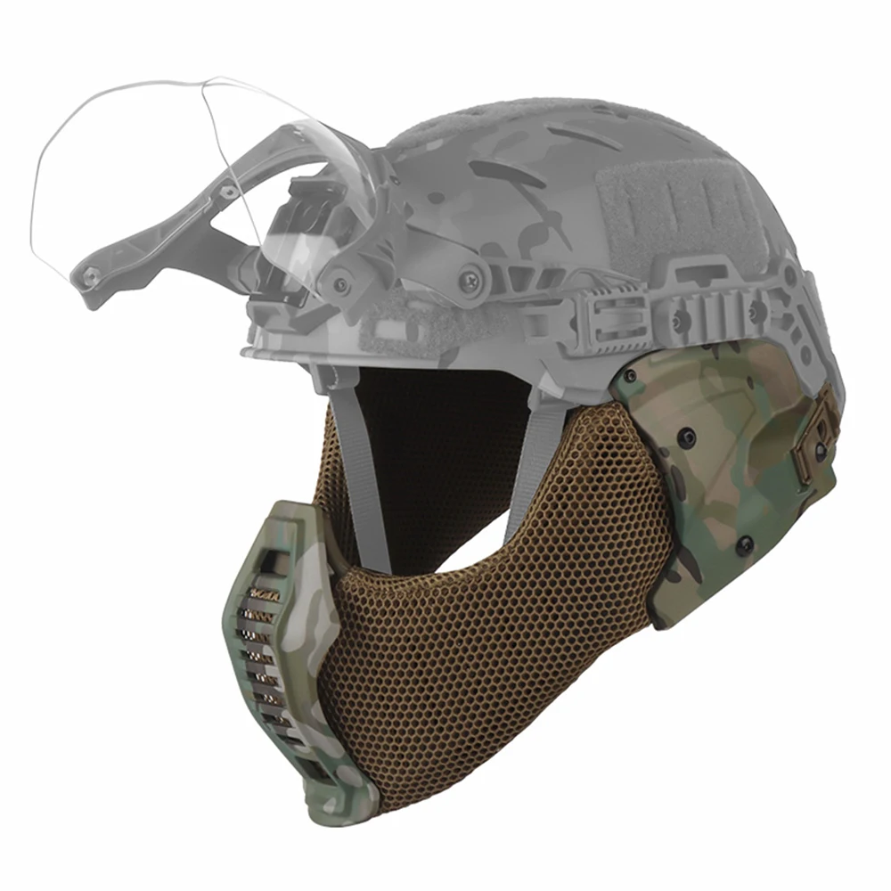 Casco Wendy versión 3,0 máscara protectora bucal especial mandíbula todo terreno espuma transpirable EVA para deportes tácticos al aire libre - imagen 5