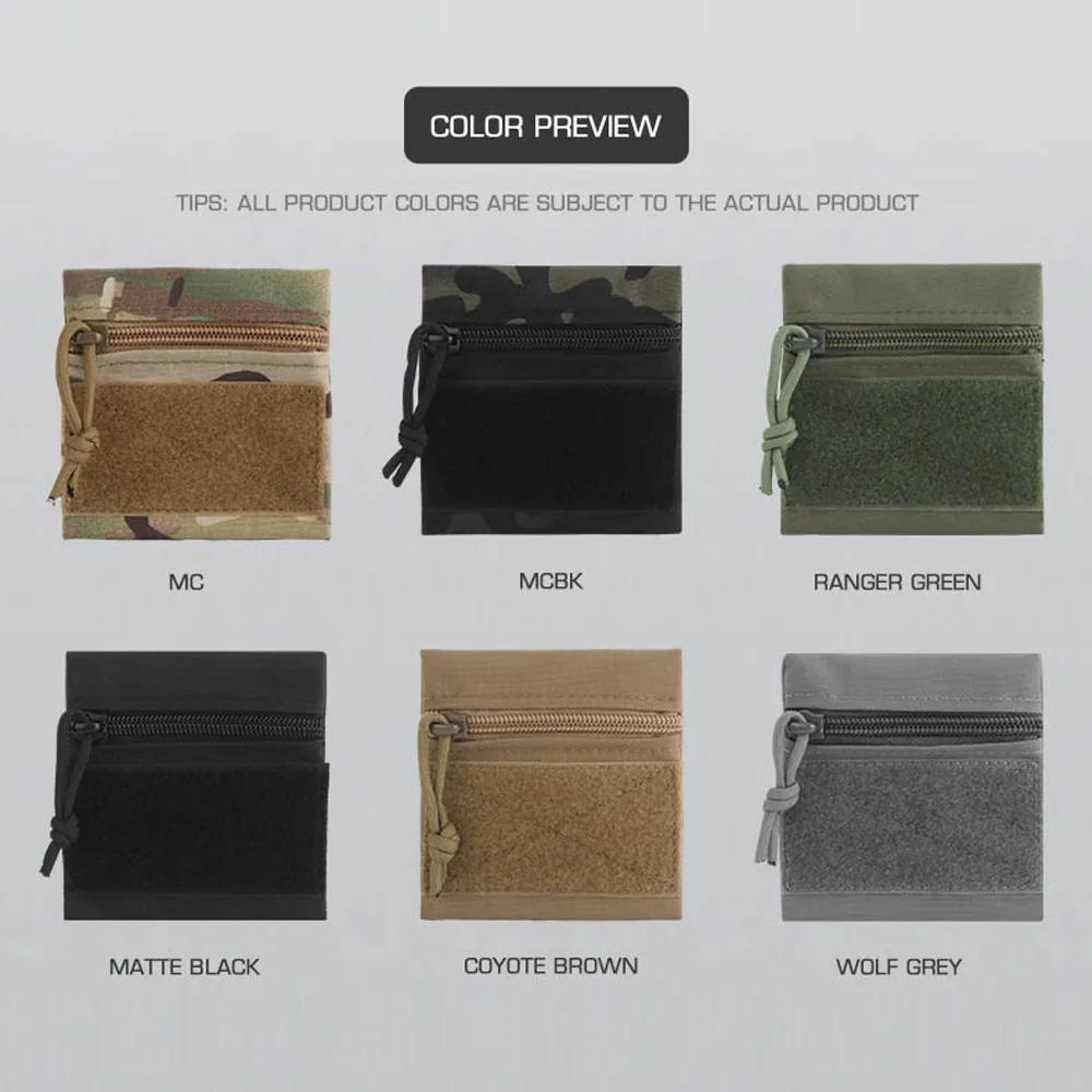 Bolsa táctica GP Candy S/M/L, bolsa de almacenamiento con cierre mágico con gancho para caza, chaleco en el pecho, portador de placa, accesorios para mochila - imagen 5