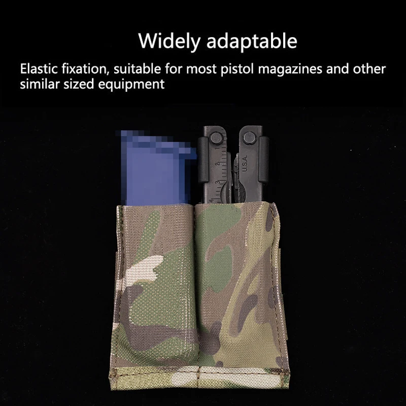 Bolsa elástica doble para revistas de pistola, diseño ligero, ampliamente aplicable - imagen 3