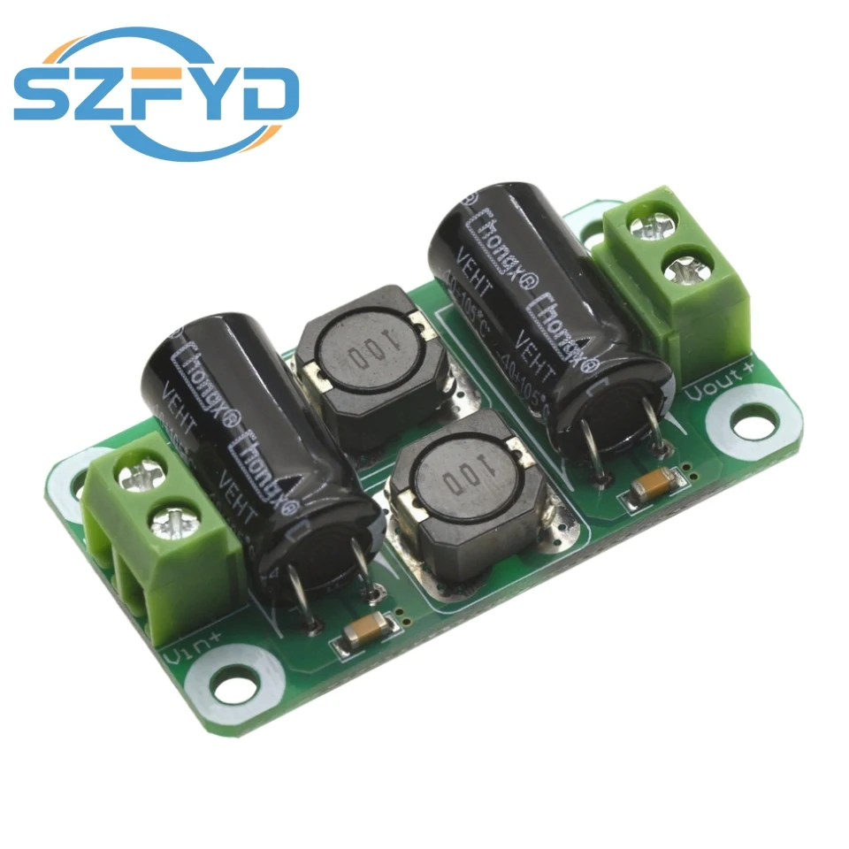 Placa de filtro de potencia CC de 0-25V/0-50V 2A/3A/4A, módulo amplificador de potencia Clase D, placa de supresión de interferencias, supresión EMI - imagen 4