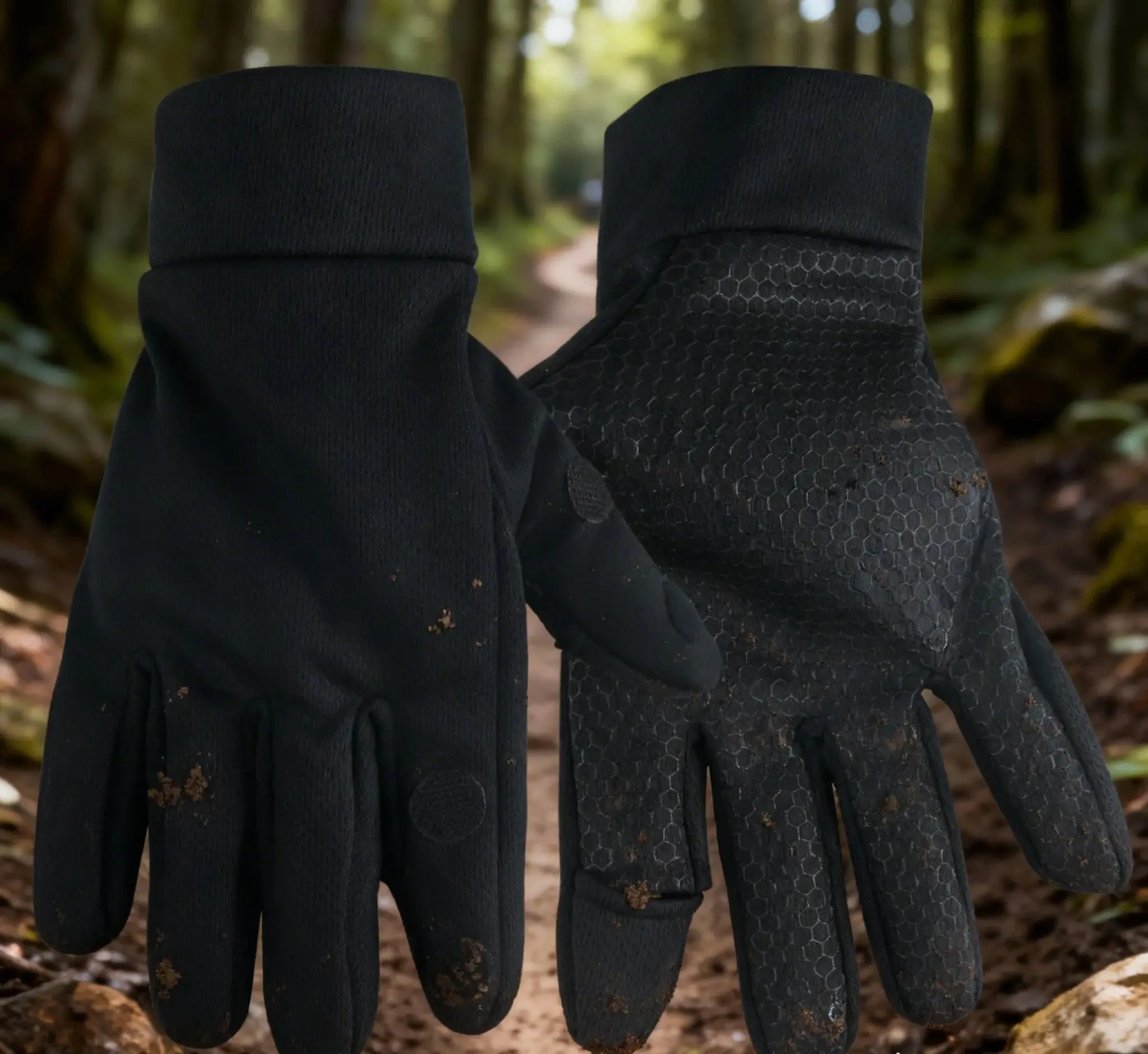 Guantes de ciclismo de lana tácticos de camuflaje-guantes de pantalla táctil abatibles con dedos completos/dedo expuesto para CS al aire libre - imagen 2