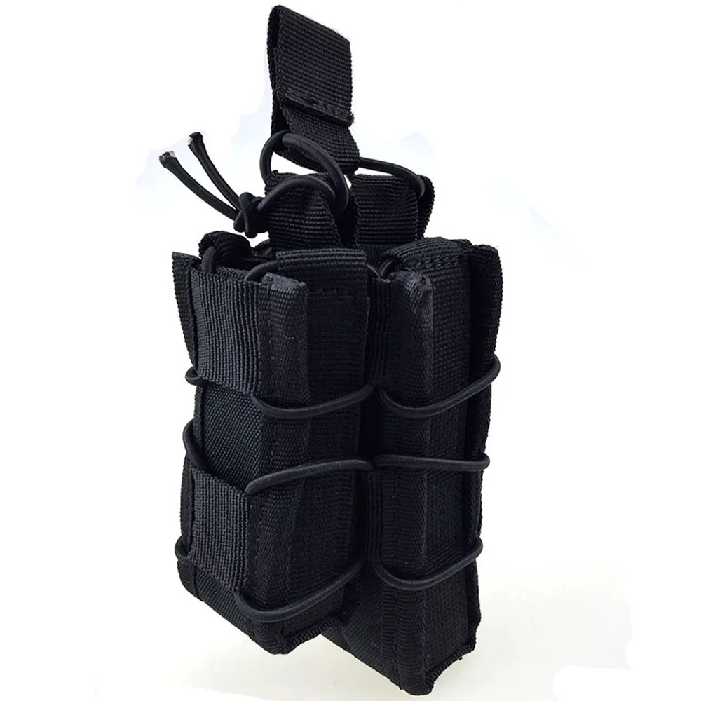 Bolsa táctica doble para Paintball, 500D bolsa grande de nailon, para Airsoft, caza, MOLLE - imagen 3