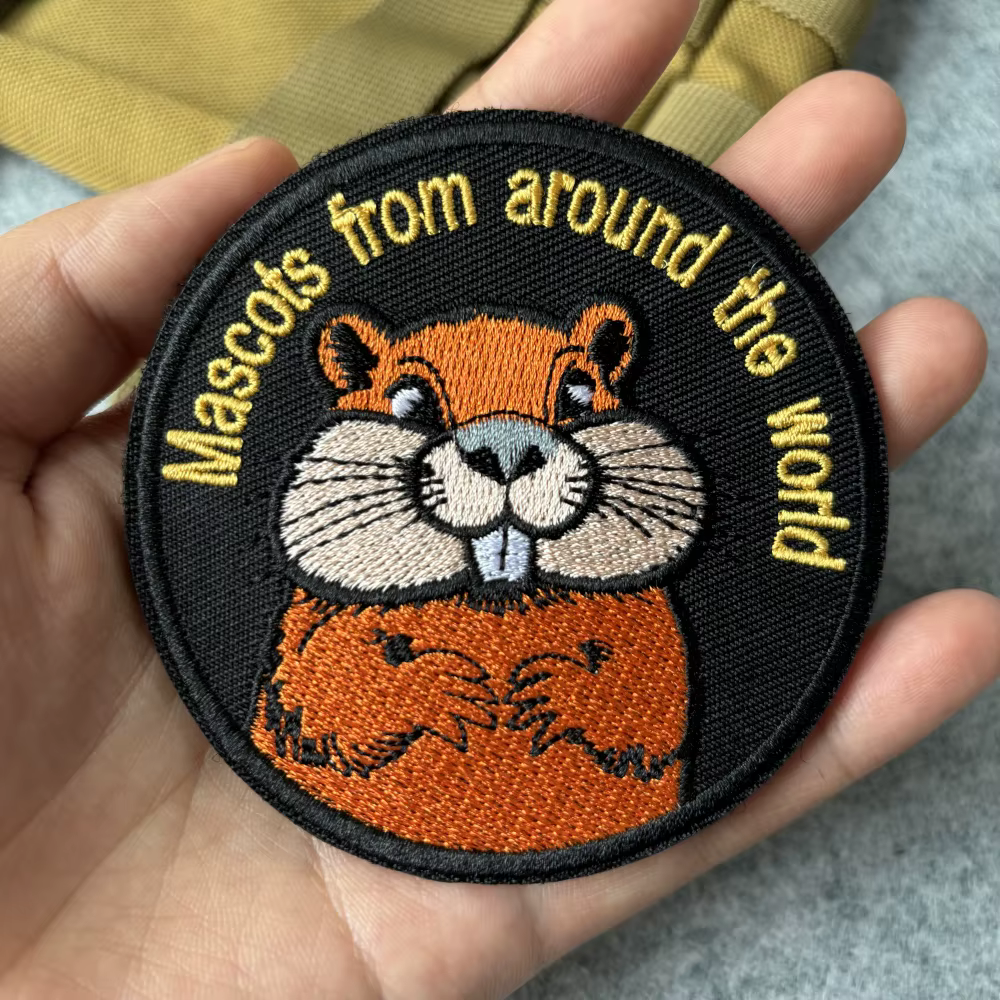Parche moral táctico bordado con velcro – Diseño animal - imagen 2