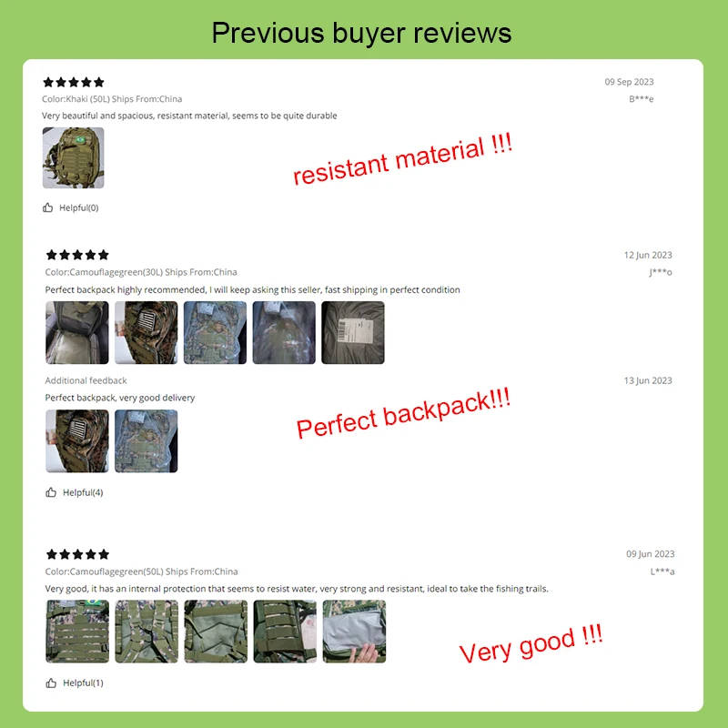 Mochila táctica militar de gran capacidad para hombre, bolsa de viaje de nailon, Softback para acampar, 30L/50L - imagen 5