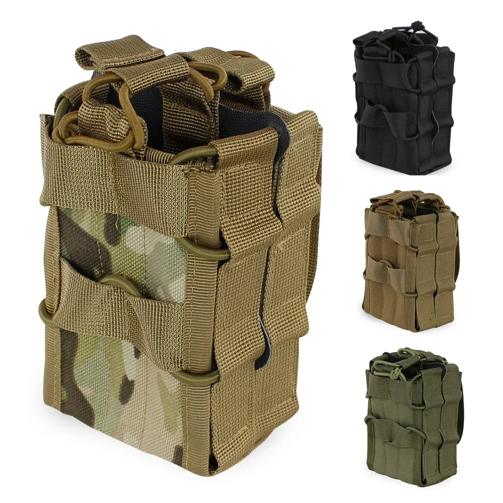 Portacargador doble MOLLE abierto para cargadores de rifle - imagen 4