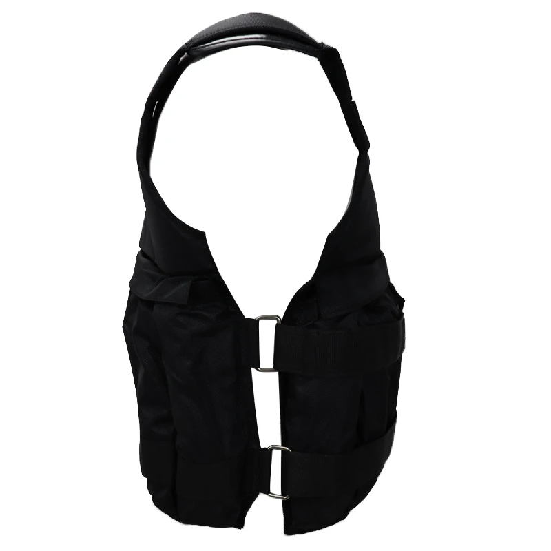Chaleco ponderado de carga de 50kg, chaqueta de entrenamiento de ejercicio ajustable, chaleco de entrenamiento de gimnasio, chaleco de boxeo, chaleco de Fitness de arena - imagen 4