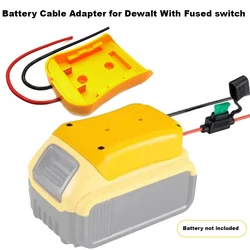 Adaptador batería Dewalt 20V Power Wheel con fusible
