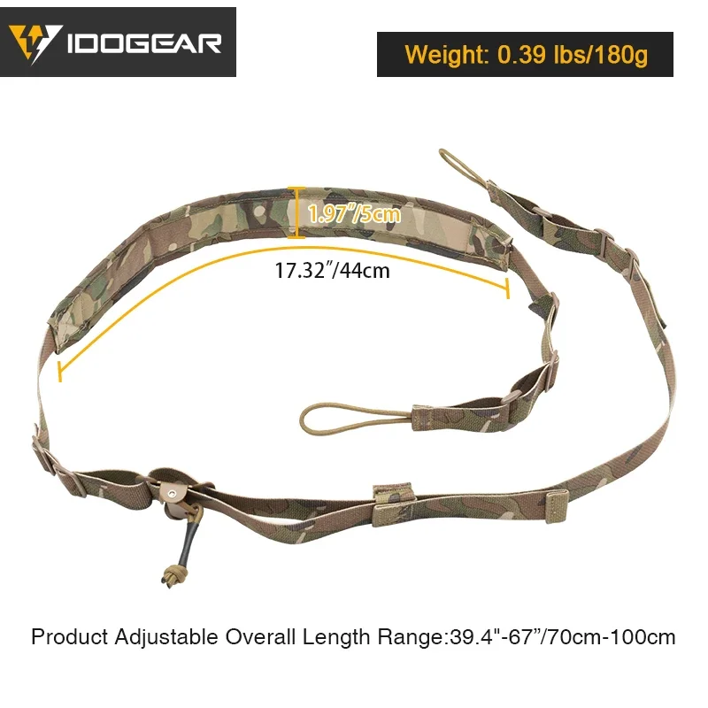 IDOGEAR eslinga táctica de 2 puntos MK1 estilo vikingo VTAC eslinga táctica multifunción 3432 - imagen 5