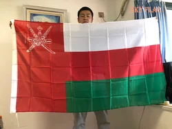 Bandera de Oman SKY FLAG, 90x150cm, bandera de Oman de poliéster colgante, bandera de fútbol súper poli, decoración interior y exterior