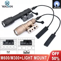 WADSN linterna táctica M600C/M300A - luz blanca, offset, M-LOK