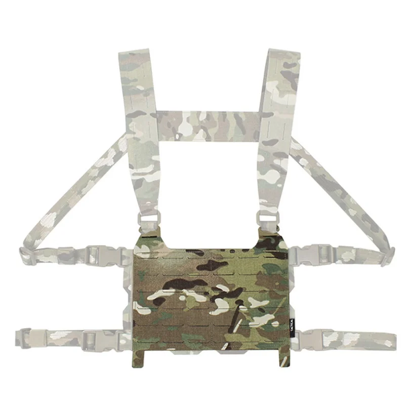 Panel colgante de solapa frontal Molle táctico, placa de montaje láser, componente de repuesto para aparejo de pecho FCPC FERRO Vest - imagen 5