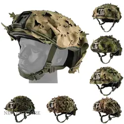 Funda casco táctico con malla transpirable – Camuflaje selva 3D