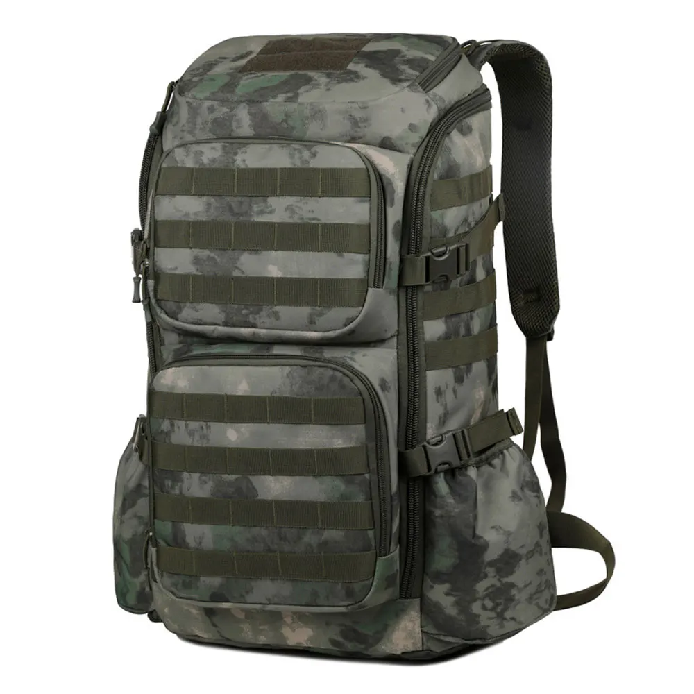 Mochila de camuflaje para montañismo para hombre, bolsa deportiva de viaje, táctica Molle, multifuncional, de gran capacidad, AVA224