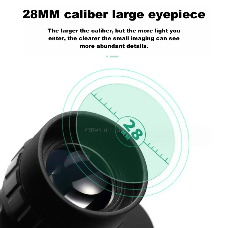 Binoculares profesionales de visión nocturna con poca luz, binoculares potentes de largo alcance, impermeables, equipo militar de caza y Camping, 20X50 - imagen 2
