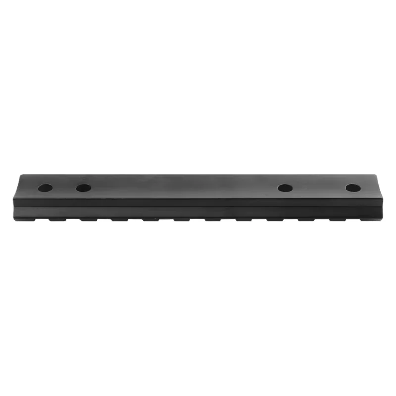 Soporte de riel Picatinny de 20 mm con 11 ranuras (118 mm), adaptador de base óptica de aluminio de 4 orificios para rifle de airsoft y caza - imagen 4