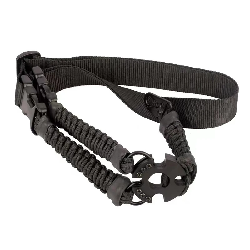 Eslinga deportiva de nailon, práctica eslinga de nailon ajustable para deportes al aire libre, correa para el hombro, eslinga para rifles, pistolas Airsoft, 1 ud. - imagen 3