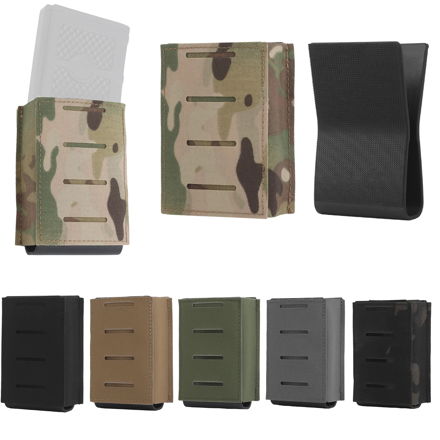 MK2 AR-15 5.56 Rifle Mag Pouch Inserto de revista de liberación rápida incorporado Compatible con cinturón PHC y cinturones de 1,75" - imagen 3