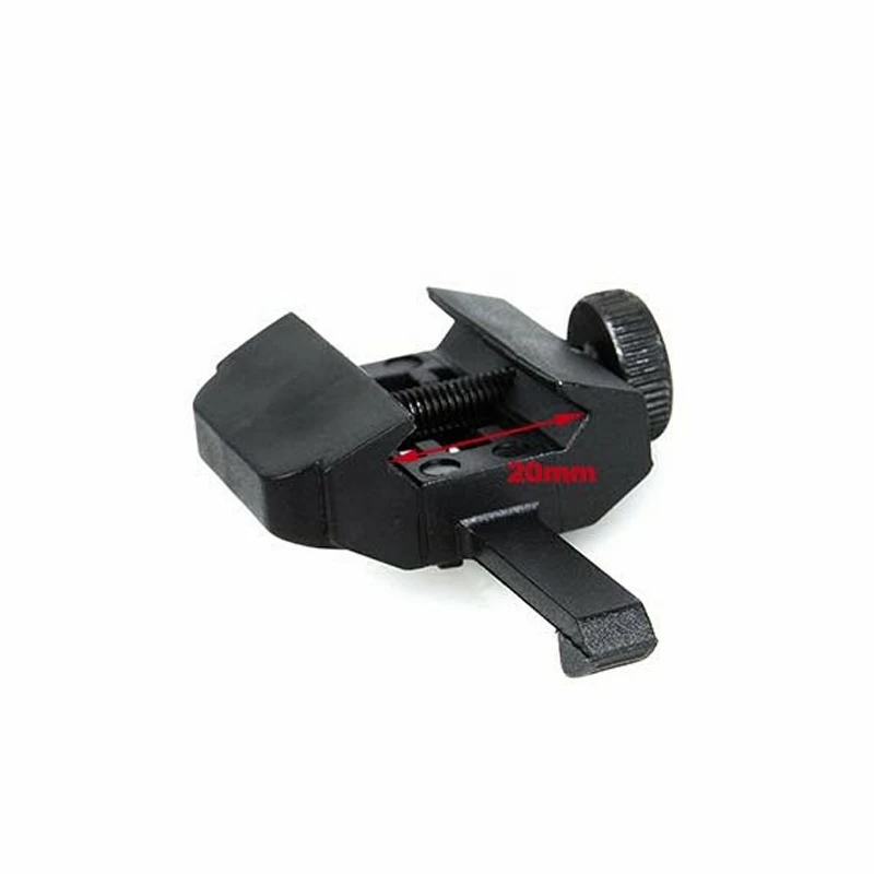 Accesorios de equipo táctico, adaptador de riel, soporte de cámara de contorno de 20mm para dispositivos con plataforma de rieles de MIL-STD-1913 estándar - imagen 5