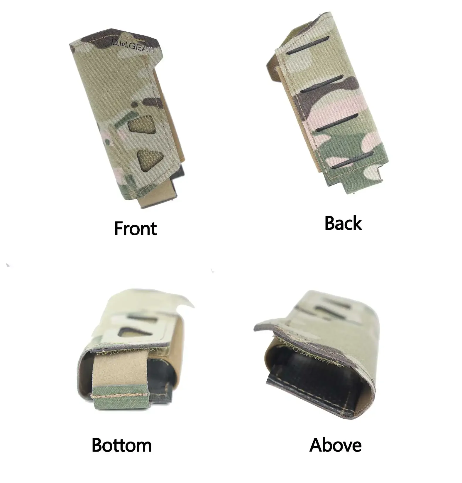 Dmgear-bolsa para revistas de 9mm, funda táctica de liberación rápida, portador Molle, chaleco de pistola de aire, accesorios de equipo, caza al aire libre - imagen 4