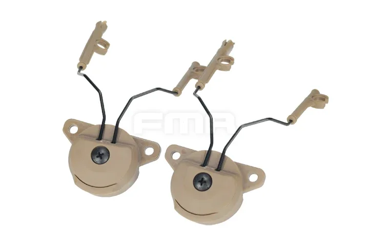 Juego de adaptadores para riel de casco y auriculares FMA EX GEN1 BK/DE/FG - imagen 5