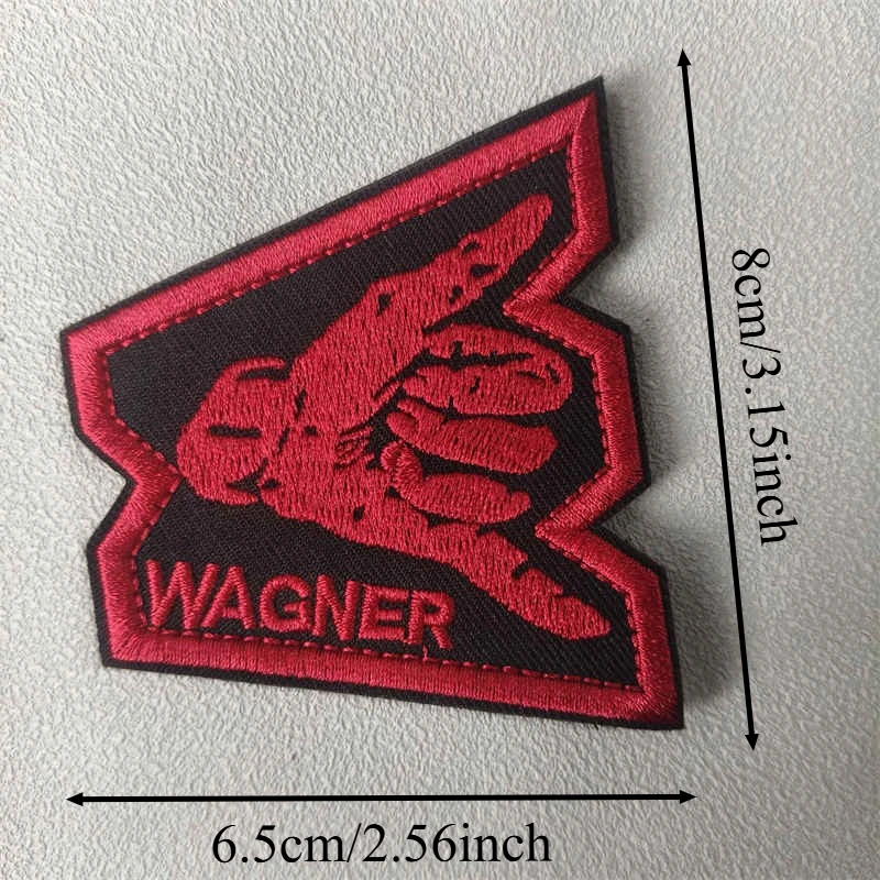 Dedos superiores que '666' parche bordado 3D chaleco táctico parches de gancho y bucle para ropa mochila insignia de moral pegatina brazalete - imagen 3