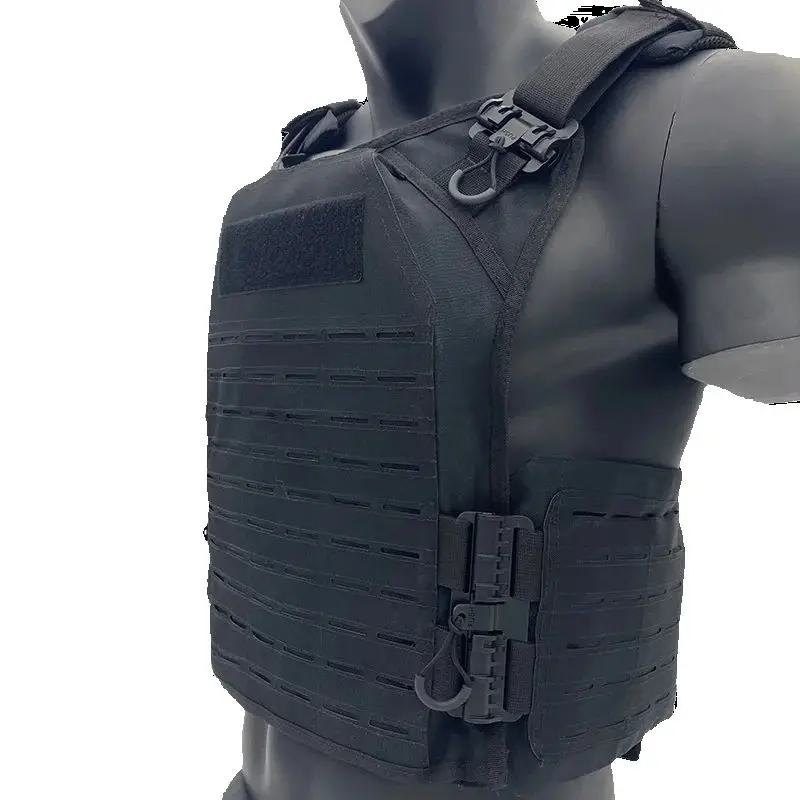 Chaleco táctico de liberación rápida con cierre láser, traje multifuncional a prueba de pinchazos para exteriores
