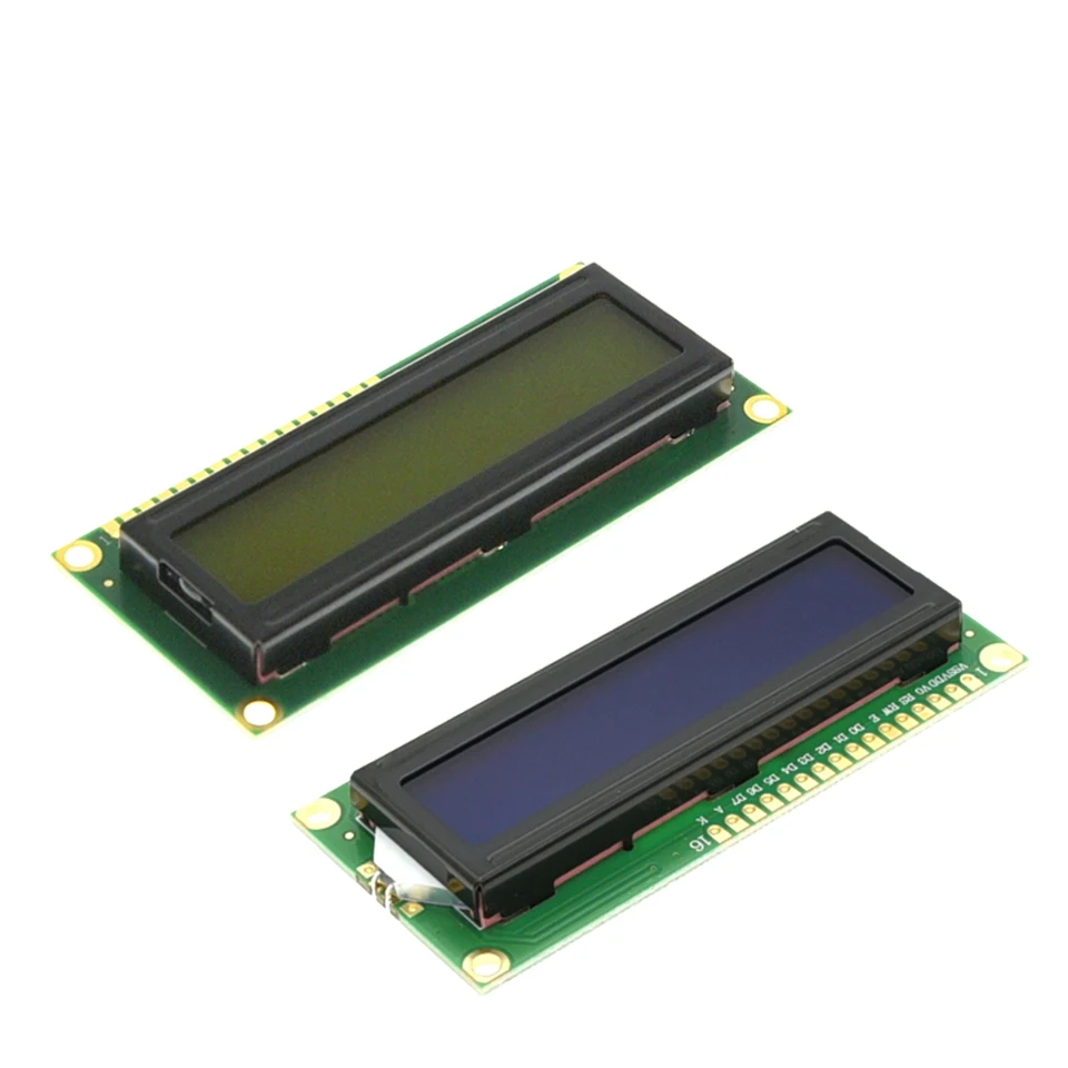 Módulo LCD LCD1602 1602 pantalla azul/amarilla verde pantalla LCD de 16x2 caracteres PCF8574T PCF8574 interfaz IIC I2C 5V para Arduino - imagen 2