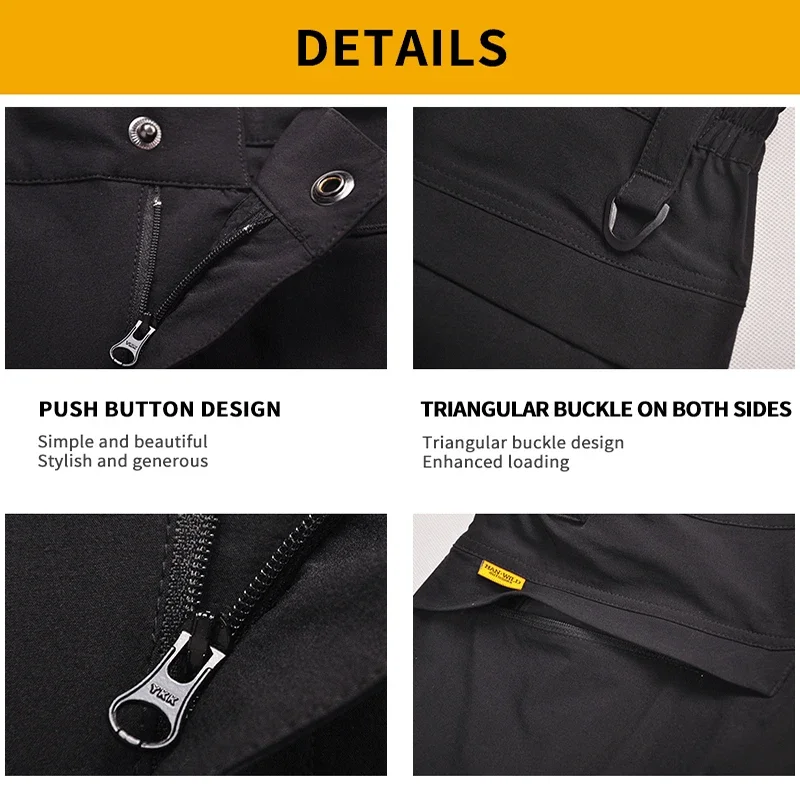 Pantalones tácticos deportivos informales para exteriores, pantalones impermeables de combate para hombres, ropa para acampar, pantalones ligeros y rápidos, traje de caza seco - imagen 5