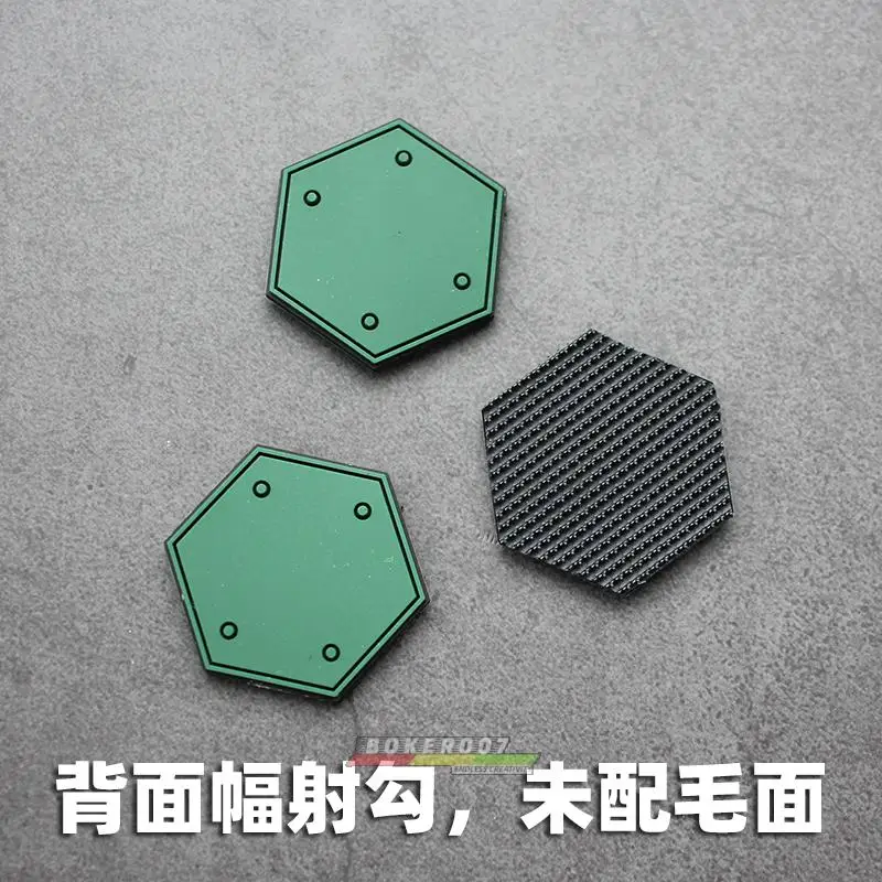 Mini brazalete de Pvc con personalidad creativa, insignia mágica hexagonal, armadura reactiva explosiva - imagen 4