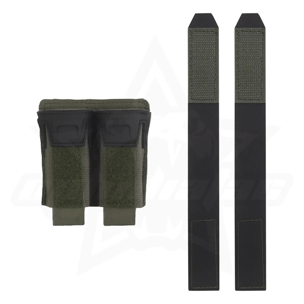 OPHIDIAN-bolsa doble Mag de 9MM, pinzas estilo Agilit, bolsa para revista de pistola, MOLLE, chaleco de caza Airsoft de liberación rápida, equipo de cinturón - imagen 3
