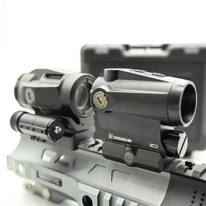 Mira para Rifle táctico R5 XD * GEN II Red Dot y Kit combinado de lupa J3/5 3X 5X, mira compacta holográfica de caza para riel de 20mm - imagen 5