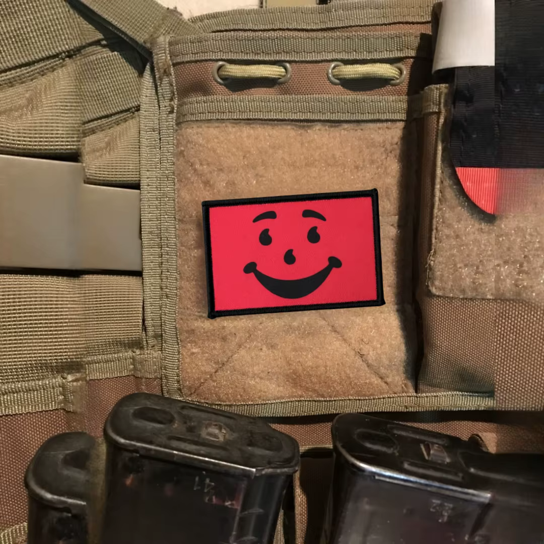 Parche táctico impreso cara para chaleco militar mochila o chaqueta