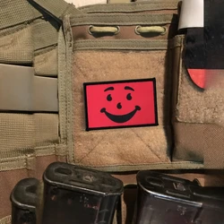 Parche táctico impreso cara para chaleco militar mochila o chaqueta