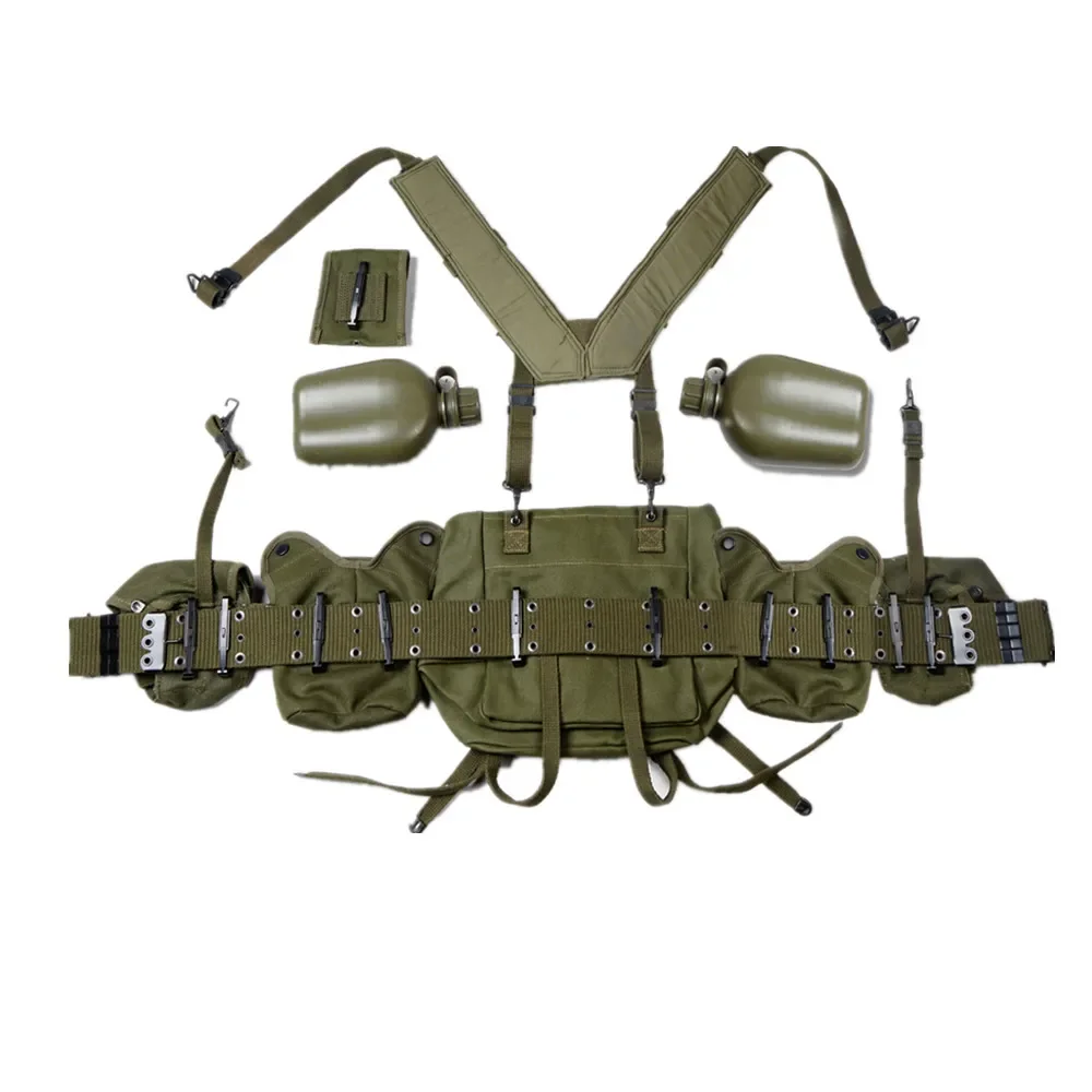 WW2 US M1956 Equipo Combinación M56 Paquete corto Copia de soldados americanos de la Segunda Guerra Mundial 9 juegos de equipos especiales - imagen 2