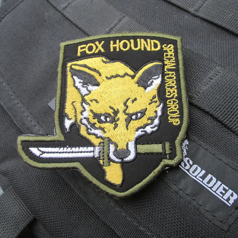 FOXHOUND DOGE HOUND parche, equipo de Metal, insignia de fuerza, Grupo Especial, mochila, chaqueta - imagen 5