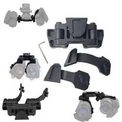 Soporte táctico de caza CNC de aleación de aluminio ultraligero PVS28 NVG para gafas de visión nocturna Dual AN/PVS-14