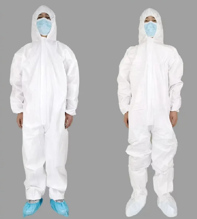 Mono desechable antipolvo, aceite, epidémico, antibacteriano, aislamiento Hazmat, traje de seguridad, ropa protectora, monos a prueba de polvo - imagen 4