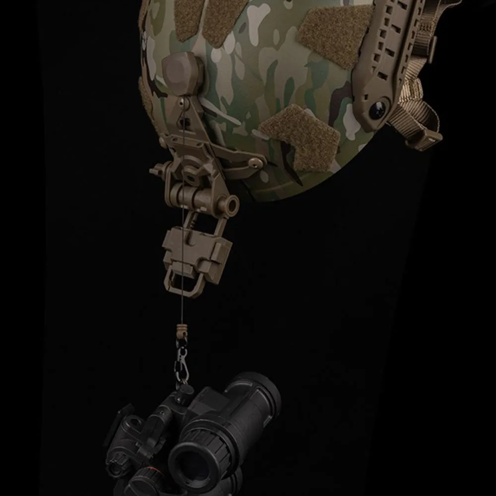 Casco táctico L4G69 NVG, cordón de montaje, cuerda antipérdida para modelo de visión nocturna fija - imagen 5