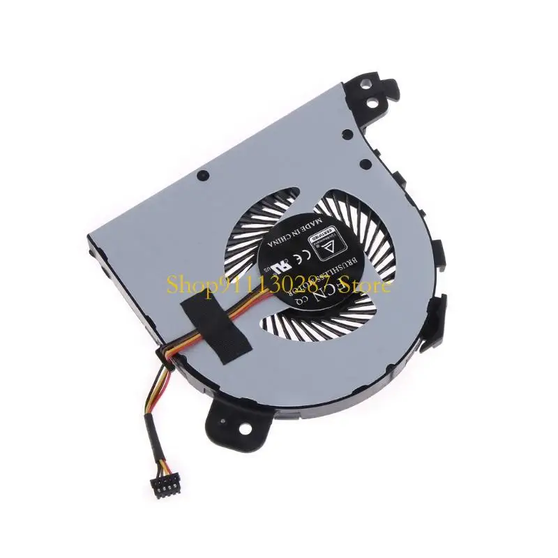 Ventilador enfriador para ordenador portátil J1HC, ventilador refrigeración para CPU 4 pines y 4 cables, disipador térmico - imagen 2