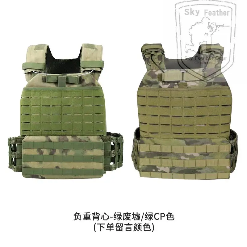 Chaleco táctico pesado de liberación rápida para deportes al aire libre, sistema MOLLE resistente al desgaste, entrenamiento físico ajustable - imagen 5