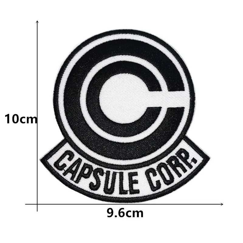 Parches CAPSULE CORP, insignia táctica militar bordada de alta calidad, brazalete con gancho, palo 3D en chaqueta, mochila - imagen 2