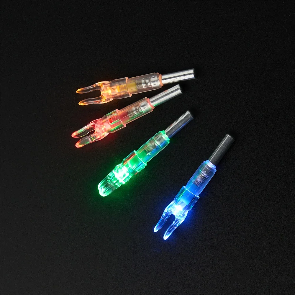 3 uds flecha de tiro con arco LED Nocks iluminados OD 6,2mm luz brillante de alta calidad para accesorios deportivos de caza nocturna - imagen 4